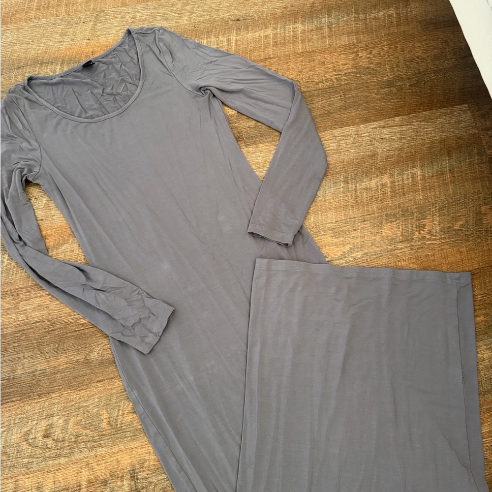 Gray Long Sleeve BodyDress
